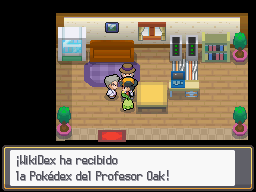Recibiendo la Pokédex HGSS