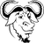 Heckert GNU white.svg