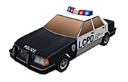 Police Car papercraft CW