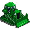 Green Bulldozer-icon