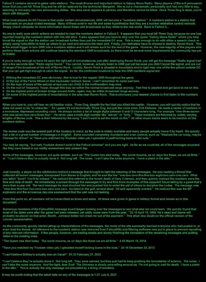 Fallout 3 Number Stations