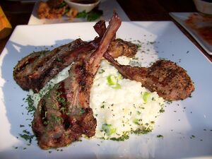 Pork chops and rice