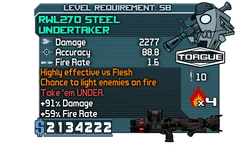 RWL270 Steel Undertaker