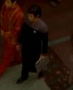 Female Vulcan DS9 officer