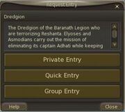 Dredgion entry