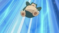EP653 Snorlax usando plancha