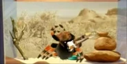 Guitar playing tarantula