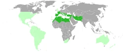 Fennel geographical distribution