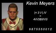 Kevin Meyers business card