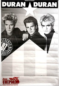 Poster Duran-Duran-Strange-Behaviour-italy poster