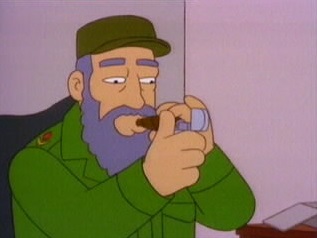 Fidel Castro Simpsons