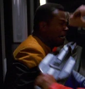 Security guard in cargo bay 2377