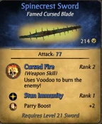 Spinecrest Sword