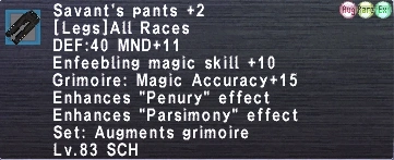 Savant's Pants +2