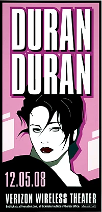 Poster duran duran verizon wireless theater