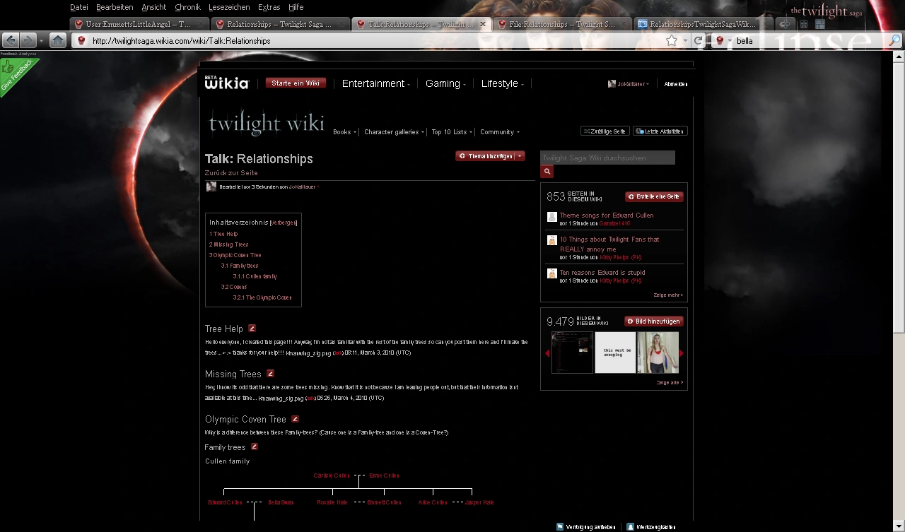 Relationships – Twilight Saga Wiki