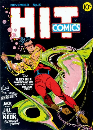 Cover for Hit Comics #5