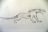 Art of Avatar Thanator Sketch