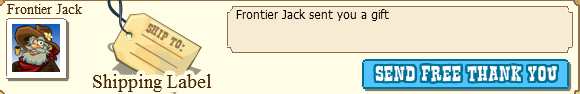 Frontier Jack Shipping Label