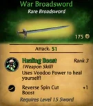 War Broadsword
