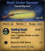 Shark Sticker Bayonet