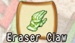Eraser claw