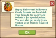 Halloween Candy Basket