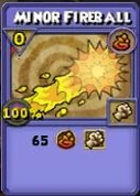 Minor Fireball Item Card