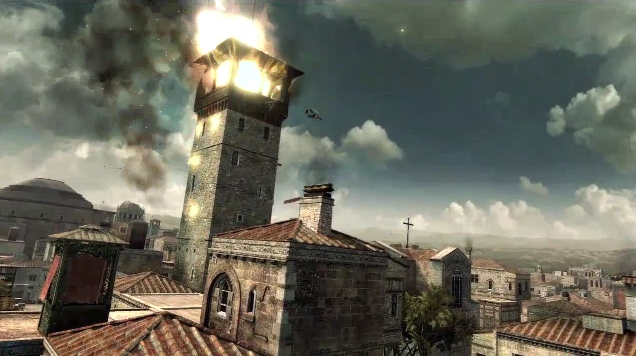 assassin creed brotherhood get back into castel sant