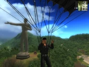 Giant statue of Salvador Mendoza