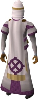 Ancient cloak equipped
