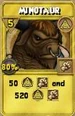 Minotaur Treasure Card