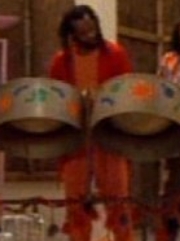 Karibische Band Steel-Pans-Spieler Hologramm