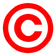 Red copyright