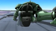 AEU Hellion Fighter Mode Back View