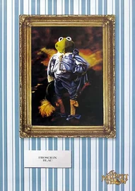 Poster-Frosch-in-blau