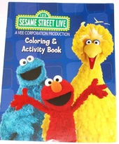 Sesame street live coloring book