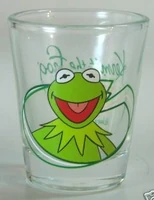 Kermit shot glass