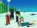 Krilin le pide a Dende que la cure