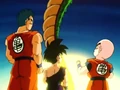 Krilin le pide a Shenlong que haga humana a A-18