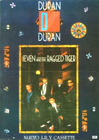 Duran duran seven and the ragged tiger flyer