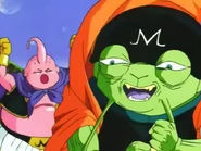 Babidi a punto de encerrar a Majin Boo