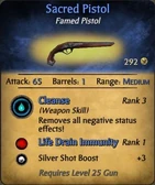 Sacred pistol