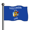 Wisconsin Flag-icon