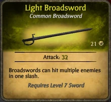 Light Broadsword 2010-11-15