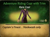 Adventure Riding Coat with Trim