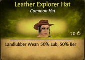 Leather Explorer Hat