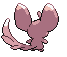 Imagen posterior de Minccino variocolor macho o hembra en la quinta generación