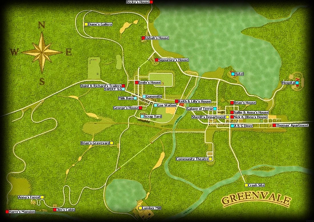 Locations Deadly Premonition Wiki