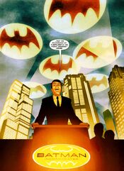Bruce Wayne returns and goes public